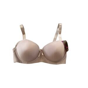 Sofra Women's Bra Size 34D Full Coverage Gray NWT